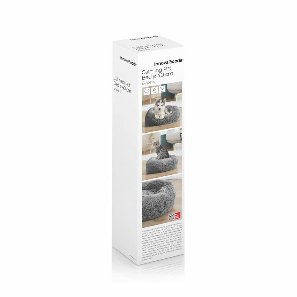 Le Cocon Royal – Panier Apaisant Anti-Stress · Chat & Petit Chien (Ø 60 cm)