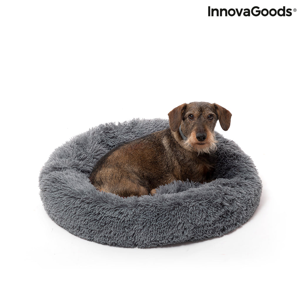 Le Cocon Royal – Panier Apaisant Anti-Stress · Chat & Petit Chien (Ø 60 cm)