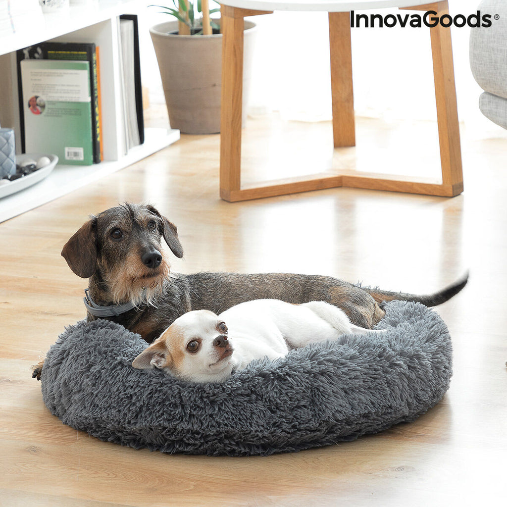 Le Cocon Royal – Panier Apaisant Anti-Stress · Chat & Petit Chien (Ø 60 cm)