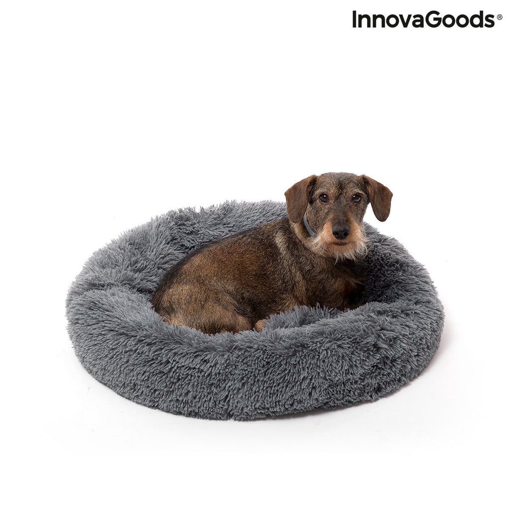 Le Cocon Royal – Panier Apaisant Anti-Stress · Chat & Petit Chien (Ø 60 cm)
