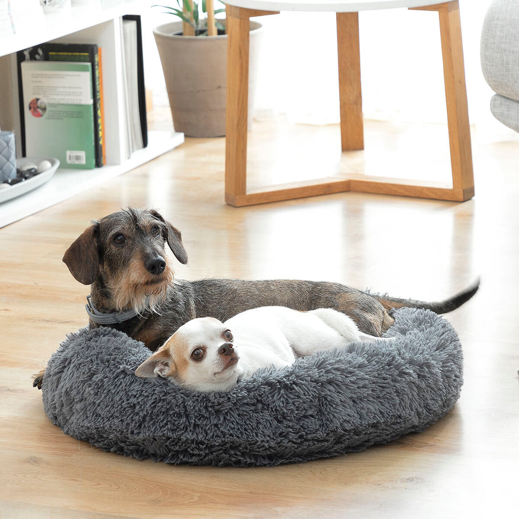 Le Cocon Royal – Panier Apaisant Anti-Stress · Chat & Petit Chien (Ø 60 cm)